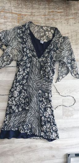Oasis grey stunning dress uk8