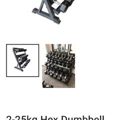 Dumbells and weight plates