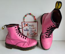 Dr Martens pascal England 1460 8 hole pink ankle boots 8 hole UK9 EU43 US11