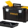 Essential 19 Toolbox with Metal latches, Black/Yellow, 19 Inch Image 6