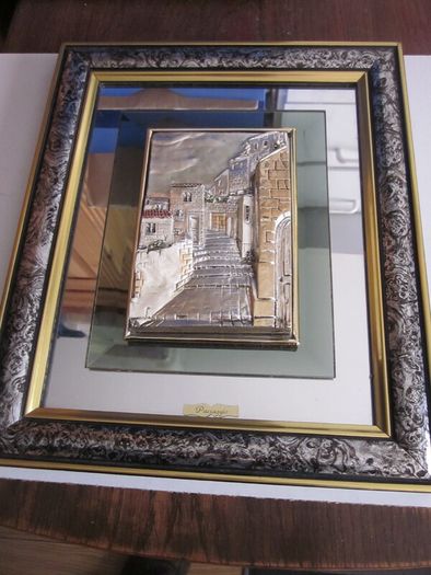 Pair of Mirror Frame 3D Creazioni Artistiche Paesaggio in Italy