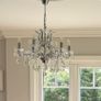 Large 6-Arm Crystal Chandelier Image 2