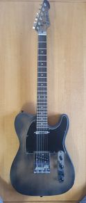 Tobacco burst Tele style electric guitar