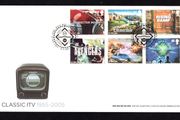 2005 Great Britain ITV 50th, Classic Programmes Commemorative Stamps Addressed First Day Cover (FDC) with Edinburgh pictorial cancel.