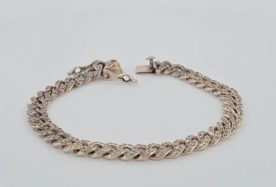 10KT Gold Bracelet, CZ Stones
