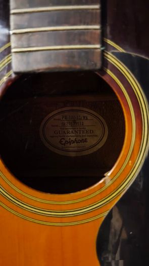 90s Epiphone PR-100-12/VS 12-String Acoustic Guitar - Vintage Sunburst