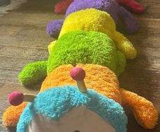 giant caterpillar soft toy