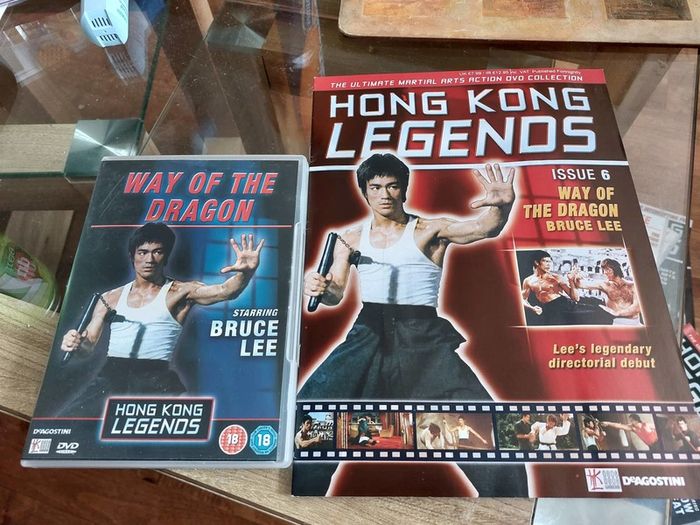 collection of Hong Kong Legend DVDs and magazine