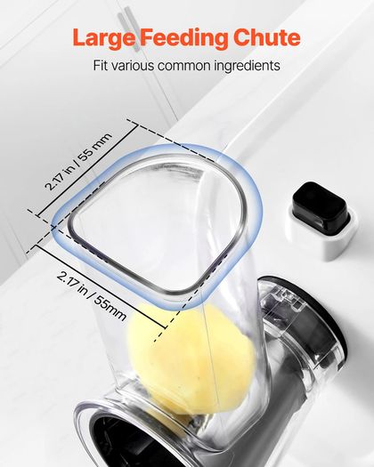 Electric Cheese Grater Salad Maker, 200W Salad Shooter, Electric Vegetable Slicer Shredder Chopper for Fruits with 5 Attachments