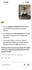 segway ninebot ZT3 pro electric scooter