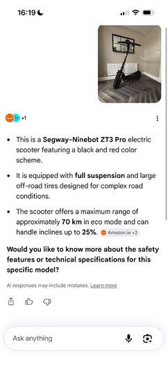 segway ninebot ZT3 pro electric scooter