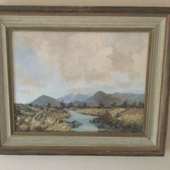 Art - Original Oil on Board.