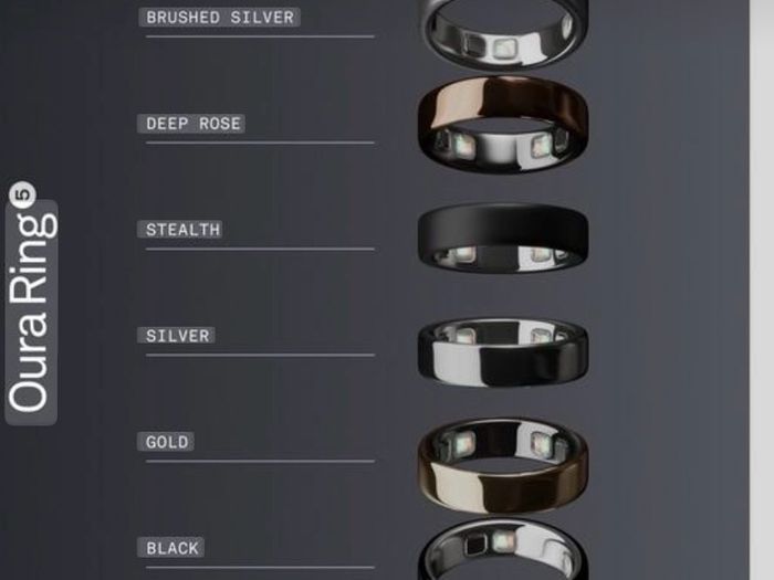 OURA Ring 5 Stealth, Size 9