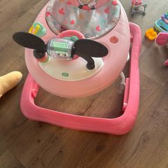 baby walker pink Minnie Mouse