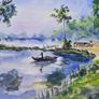 India scenes watercolour Image 5