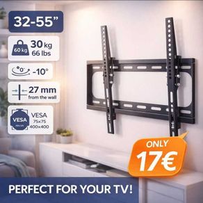 TV Wall Mount Bracket Flat Tilt 32-55"