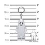 LEGO Ghost Key Light (Keyring/Keychain) Image 2