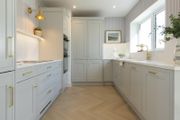 Dalton Oak SPC Vinyl Herringbone Flooring 60x12.5cm