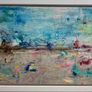 Original Seascape Painting Brittas bay beach Wicklow inspired Original Beachscape in Abstract Image 10