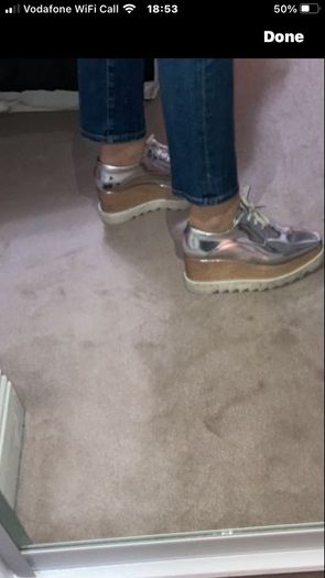 Elyse platforms silver Stella McCarthy