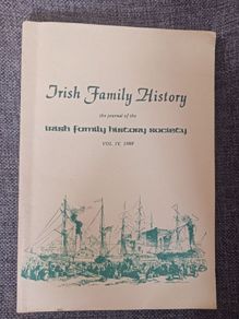 Irish Family History/ Vol 4 ,1988