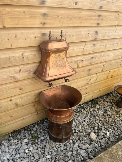 Antique French Copper Water Fountain
