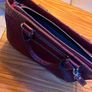 Oxblood Ostrich Leather Bag Image 3