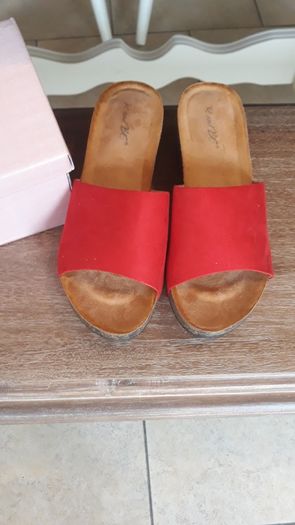 Lovely red sandals