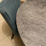 Grey marble dining table Image 4