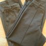 2 x Uniqlo wide-leg trousers (M) like new, charcoal and navy Image 2