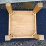 Square solid wood coffee/side table  size: h 40 - 54x54cm Image 3