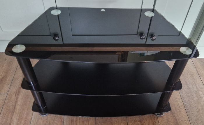 Glass Top TV Stand