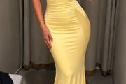 Oh Polly Lemon Maxi Dress