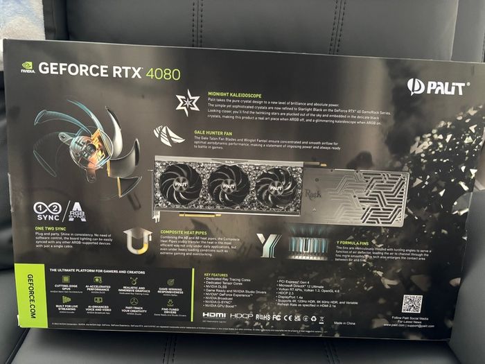 GameRock Geforce RTX 4080 OC 16GB Midnight Kaleidoscope