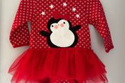 Primark Christmas Tutu all in one Sz 6-9 mths EUC