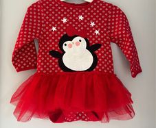 Primark Christmas Tutu all in one Sz 6-9 mths EUC