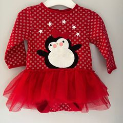 Primark Christmas Tutu all in one Sz 6-9 mths EUC