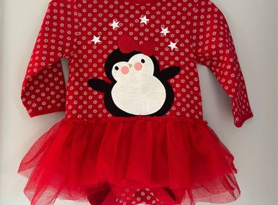Primark Christmas Tutu all in one Sz 6-9 mths EUC