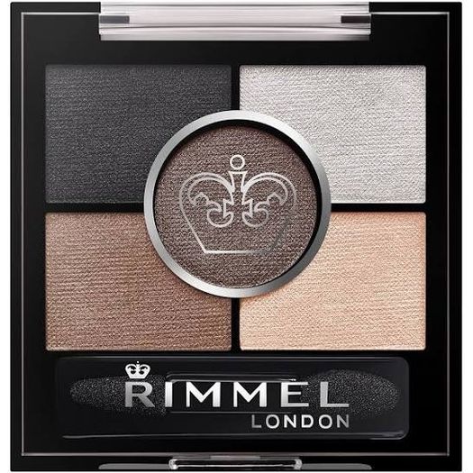Rimmel Glam'Eyes HD 5-Colour Eyeshadow Palette - 023 Foggy Grey - New