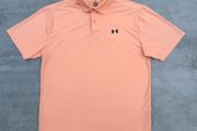 Orange Under Armour Golf Polo T-Shirt