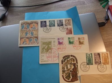 Spanish Vintage Fdcs Stamps.