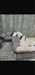 L shape sofa and armchair