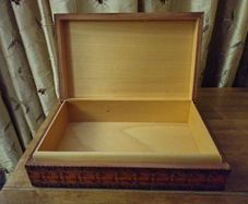 Wooden Box 8x5x3 inch.  Handcrafted in solid wood