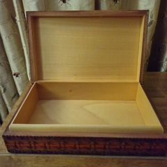 Wooden Box 8x5x3 inch.  Handcrafted in solid wood