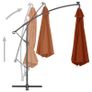 Cantilever Umbrella with LED Lights Terracotta 350 cm Image 4