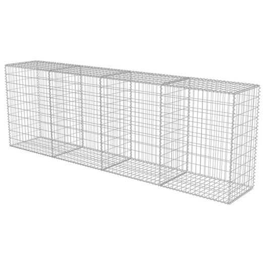 Gabion Wall with Covers Galvanised Steel 300x50x100 cm