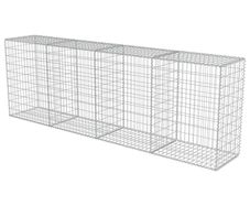 Gabion Wall with Covers Galvanised Steel 300x50x100 cm