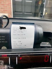 taxi meter & printer