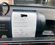taxi meter & printer