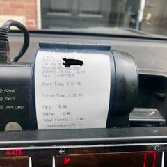 taxi meter & printer